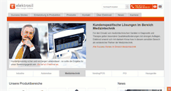 Desktop Screenshot of elektrosil.com